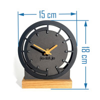 Stolové hodiny Black Oak 2 Flexistyle zs6, 18cm
